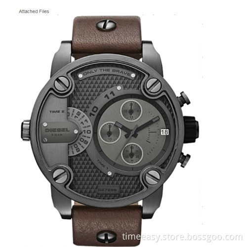2014 Latest Japan Quartz Genuine Leather Watch, High Quality Wach Supplier
